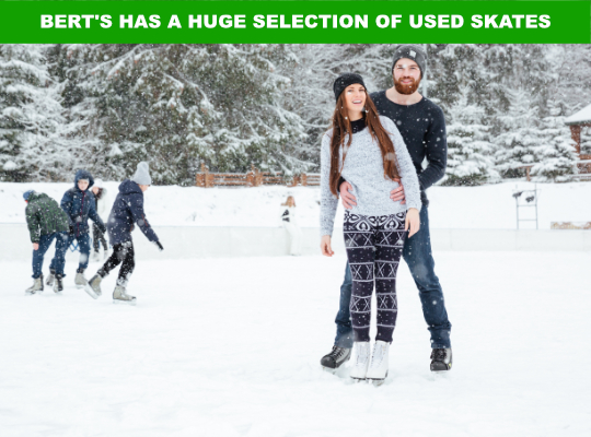 Quality Used Skates at Bert's Sports Excellence Quality Used Skates at Bert's Sports Excellence